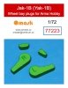 Omask 77223 Jak-1B (Yak-1B) wheel bay plugs (for Arma Hobby) 1/72